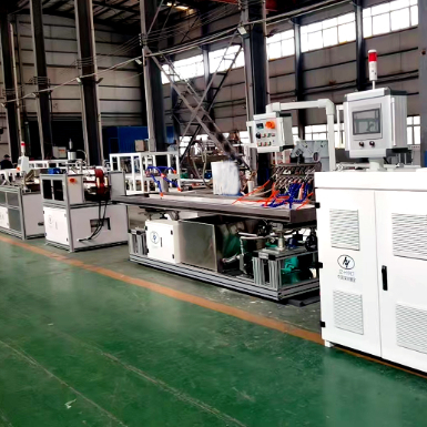 شراء Shenzhen HYPET PVC Corner Bead Trim Angle Profile Extrusion Machine PVC Corner Bead Plastic Products Making Machine Manufacturer online manufacture
