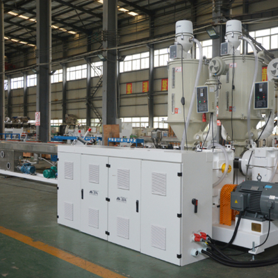 شراء خط إنتاج أنابيب PPR من Shenzhen HYPET 20-63، آلة صنع الأنابيب HDPE PE ثلاثية الطبقات 20-1200 مم online manufacture