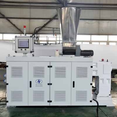 شراء Shenzhen HYPET Higher Output Higher Filler Longer Lifttime Vertical Gear Box Type PVC Extruders Machine online manufacture