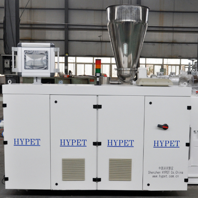 شراء Shenzhen HYPET Twinc Conic Scrwe Extruder Machine Parallel Twin Screw Extruder Machine Double Screw Extruder Machine online manufacture