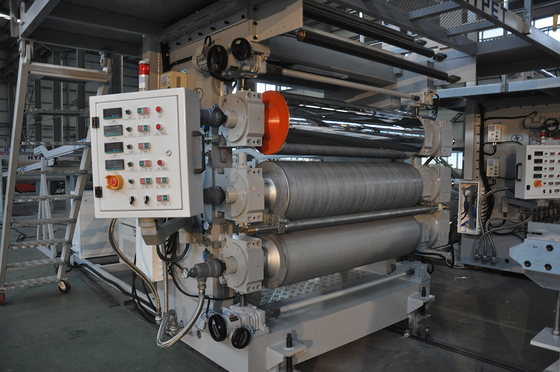 شراء HYPET PVC Plastic Marble Sheet Making Machine /Artificial Marble Board Production Line /Marble Plastic 3D Wall Panel Machine online manufacture