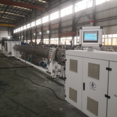 شراء Shenzhen HYPET 200-400mm PVC ABA/ABC 3 layers Pipe Production Line online manufacture