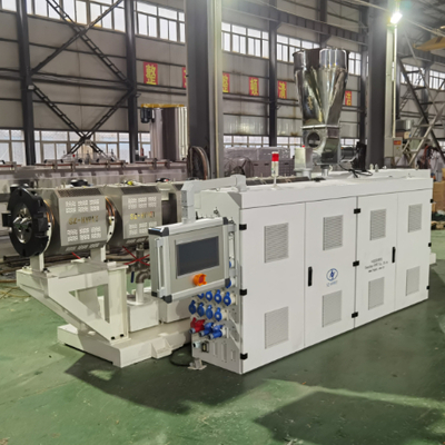 شراء Shenzhen HYPET PS65/75/90/110/112/125/130/150/160 Parallel Twin Screw Plastic Extruders online manufacture