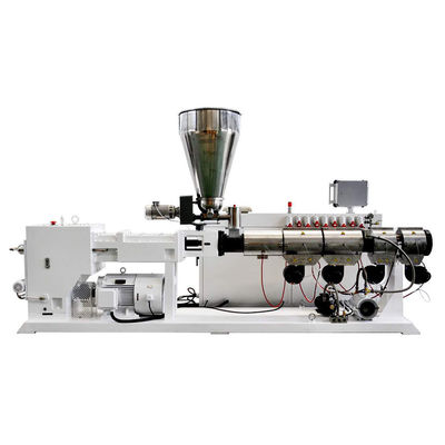 شراء آلة بثق برغي مزدوج / آلة بثق برغي متوازي PVC HYPS90 / 28 online manufacture