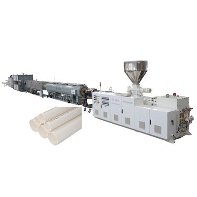 شراء خط بثق الأنبوب PVC / آلة تصنيع الأنابيب البلاستيكية 160 online manufacture