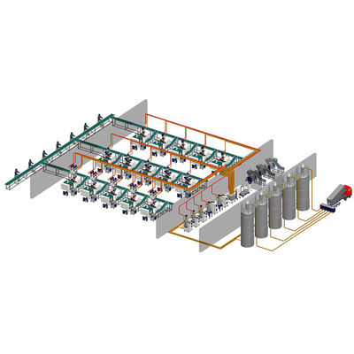 شراء نظام التغذية المركزي الأوتوماتيكي لخلط PVC للمواد البلاستيكية الصناعية online manufacture