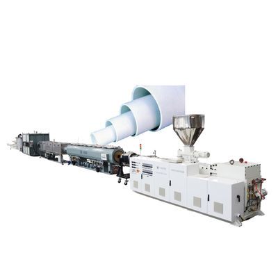 شراء خط بثق الأنبوب PVC مع إخراج الطارد اللولبي المزدوج ZS80 / 173 أكثر من 700 كجم / ساعة online manufacture