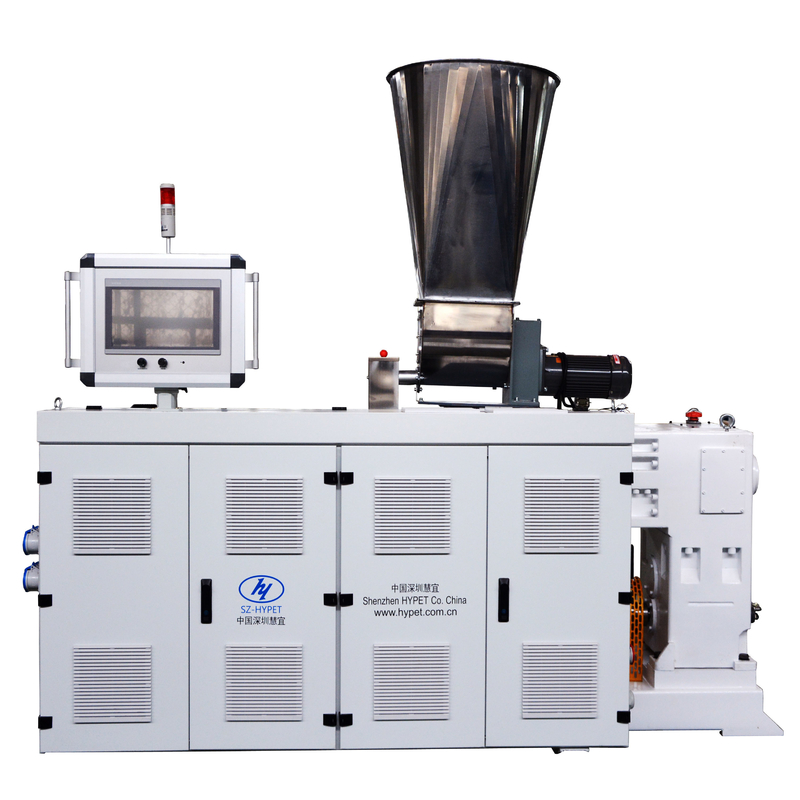 450-600mm PVC سقف الجدران والسقف الديكور لوحة صنع آلة مزدوجة المسمار طحن HYZS80/156 55kw