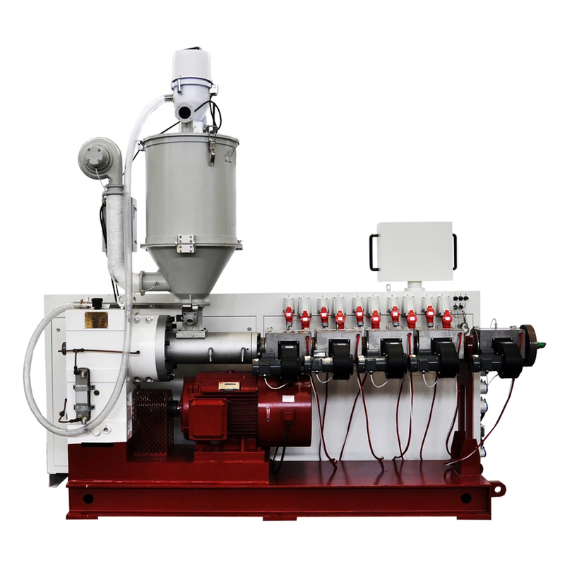 سرعة HYSJ65/33 55kw محرك طحن مزدوج لـ PPR / PPH الأنابيب ثلاثة طبقات أنابيب مركبة PPR