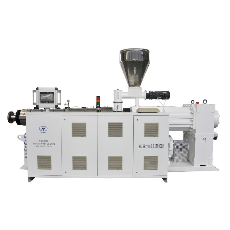 ZS95/188 110kw 1200kg/h Twin Conic Double Screw Plastic Extruder صناديق التروس العمودية عالية العزم للمواد PVC