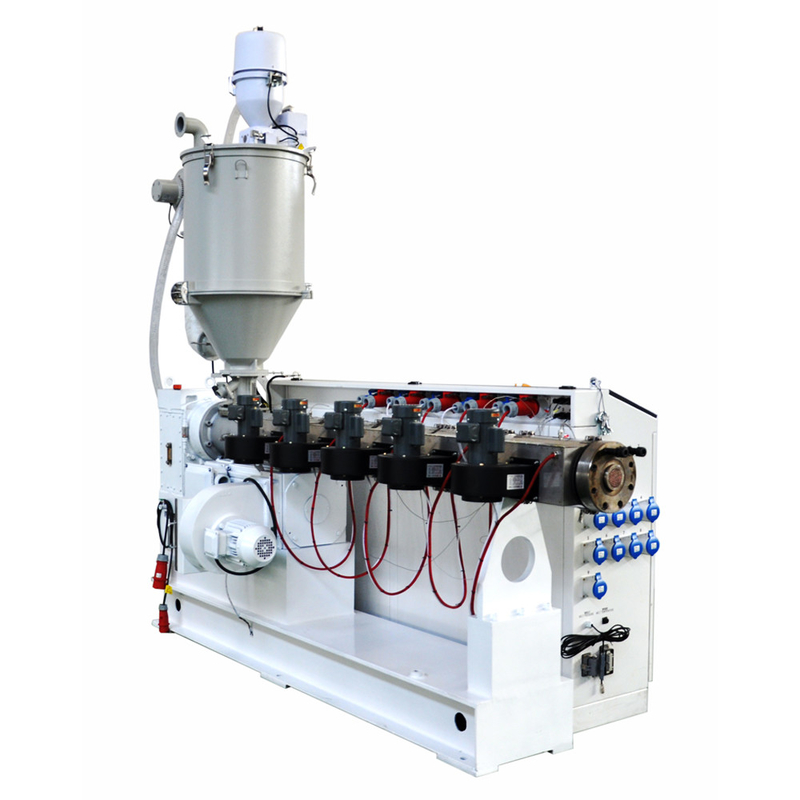 محفز الزناد الواحد البلاستيكية PE PPR HDPE للأنابيب ثلاثية الطبقات SJ180/28 مع محرك 160kw و 530kg / h