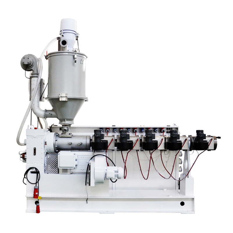 محفز الزناد الواحد البلاستيكية PE PPR HDPE للأنابيب ثلاثية الطبقات SJ180/28 مع محرك 160kw و 530kg / h