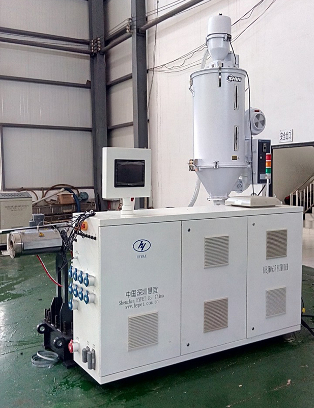 LDPE HDPE PPR ABA/ABC آلة تصنيع الأنابيب المركبة HYSJ60/38 55kw مادة بلاستيكية محفزة واحدة 5 مناطق تسخين