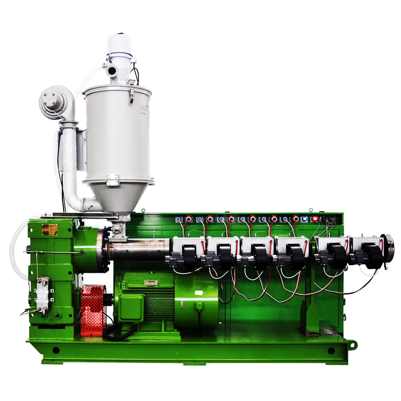 SJ90/28 45kw محرك 220kg/h محرك طحن لفائف واحد لـ PPR PPH أنابيب المياه الساخنة الباردة في محطة مزدوجة ثلاثية الطبقات