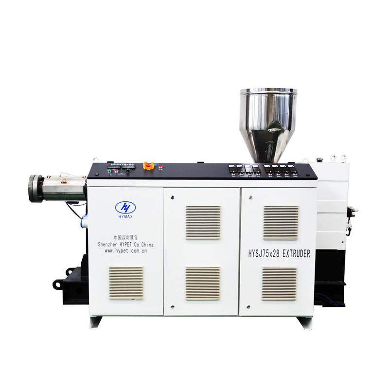 مواد النفايات المعاد تدويرها LDPE HDPE PP آلة طحن بلاستيكية بمسمار واحد طحن SJ75/30 لمستوى أنابيب الكرات