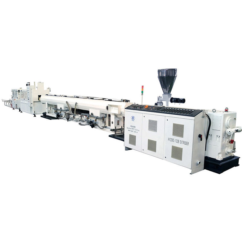 إنتاج عالي 90-160mm PVC UPVC أنابيب المياه الصرف الصحي أنابيب الصرف الصحي مع HYPET 65/132 Twin Scew Extruder