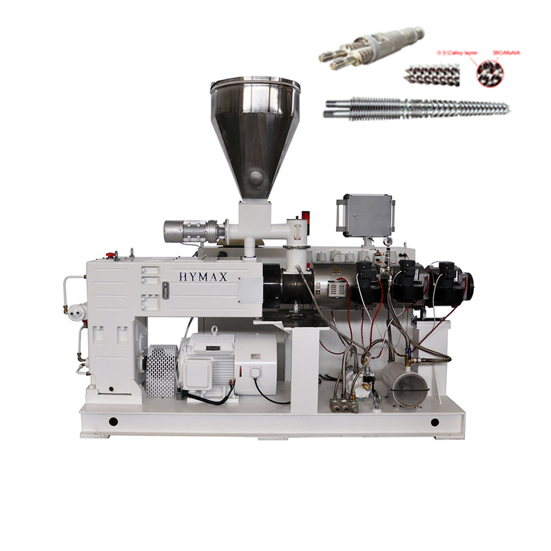 100kg/h ZS45/100 15kw مزدوج مزدوج المسمار محفز عالية السرعة عالية الكفاءة عالية الإنتاج